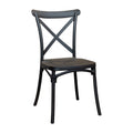 Sedia Vintage in polipropilene nero