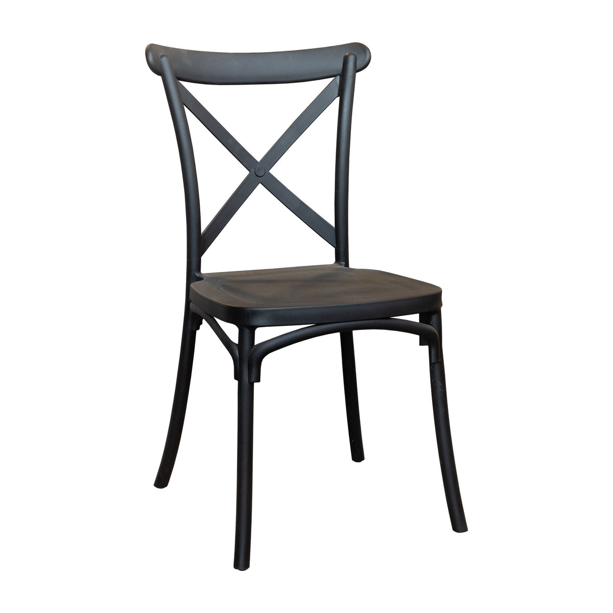 Sedia Vintage in polipropilene nero