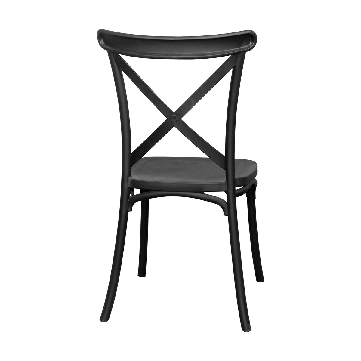 Sedia Vintage in polipropilene nero