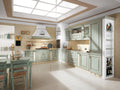 Cucina in stile classico provenzale con ante bugnate